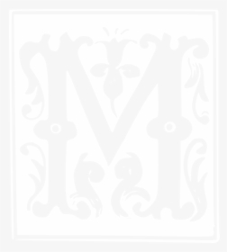 White Letter M Png- - Decorative Letter M Transparent, Png Download, Transparent PNG