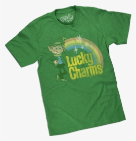 Lucky Charms Tee Shirt - Lucky Charms Cereal Box, HD Png Download, Transparent PNG