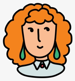 User Female Red Hair Icon , Png Download - Icon, Transparent Png, Transparent PNG