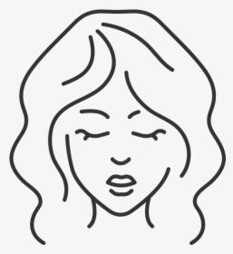 Womens Hair Icon, HD Png Download, Transparent PNG