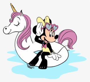 Minnie Mouse And Unicorn, HD Png Download, Transparent PNG
