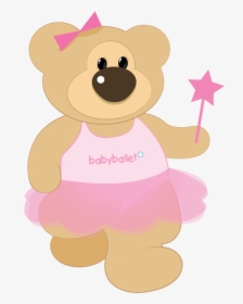 Ballerina Clipart Teddy Bear - Baby Ballet Twinkle Bear, HD Png Download, Transparent PNG