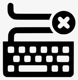 Keyboard Wired Not Connected - Keyboard Wireless Icon Free, HD Png Download, Transparent PNG