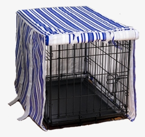 Discontinued Blue Stripe Doghouse Cover - Cage, HD Png Download, Transparent PNG