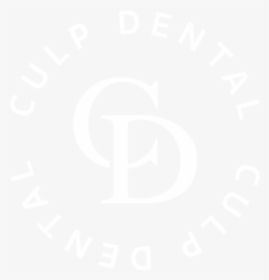 White Monogram For Culp Dental, Dentist In Rock Hill - Circle, HD Png Download, Transparent PNG