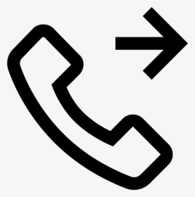 Outgoing Call Icon - Flat Design Arrow Png, Transparent Png, Transparent PNG