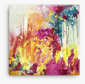 Fine Art Canvas Reproduction - Canvas Color Splashes Art, HD Png Download, Transparent PNG