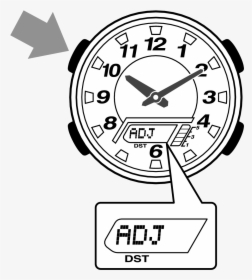 5208 Flow A 2-1 - Quartz Clock, HD Png Download, Transparent PNG