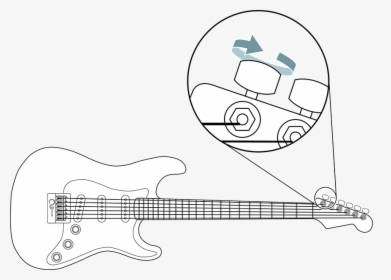 Step 1 • Get Each Saddle Into Zone 2 Using The Tuning - Fender Strat Player Series White, HD Png Download, Transparent PNG