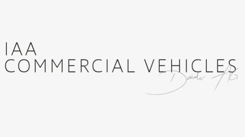 Hl Iaa Commercial Vehicles Daimlerag - Black-and-white, HD Png Download, Transparent PNG