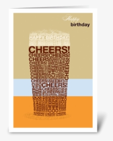 Birthday Beer Greeting Card - Bday Cards With Beer, HD Png Download, Transparent PNG