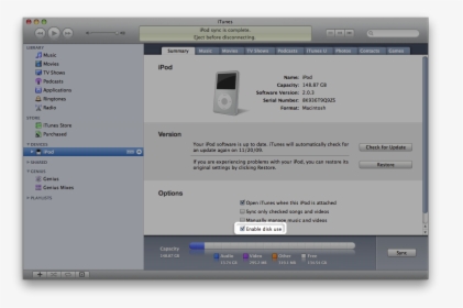 How To Move An Itunes Library To An External Drive - Itunes, HD Png Download, Transparent PNG