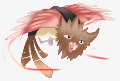 Spearow Used Aerial Ace By Thewarriorartist - Cartoon, HD Png Download, Transparent PNG