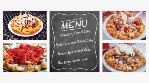 Funnel Cake Food Truck Menu, HD Png Download, Transparent PNG