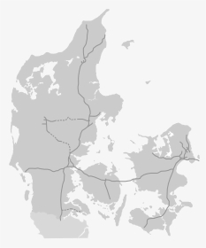 Denmark Map Grey Png, Transparent Png, Transparent PNG