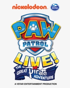 Release Logo - Paw Patrol Live The Great Pirate Adventure Logo, HD Png Download, Transparent PNG