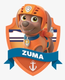 Paw Patrol Plush Pup Pals Zuma Toy , Png Download - Zuma Paw Patrol Badge, Transparent Png, Transparent PNG