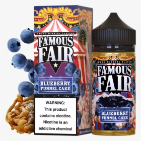 Famous Fair Blueberry Funnel Cake, HD Png Download, Transparent PNG