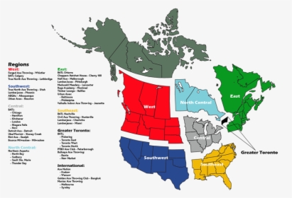Natf Competitive Regions - Renewable Energy Tracking System In North America, HD Png Download, Transparent PNG