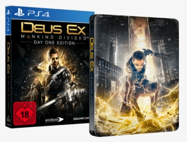 Deus Ex Mankind Divided Day One Edition Ps4, HD Png Download, Transparent PNG