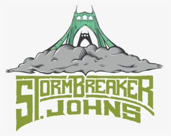 St Johns Stormbreaker Logo Green Type - Illustration, HD Png Download, Transparent PNG