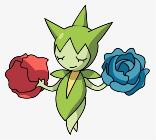 Red And Blue Flower Pokemon, HD Png Download, Transparent PNG