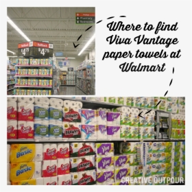 Viva Vantage Paper Towels, Walmart, Tailgating, Razorbacks, - Convenience Store, HD Png Download, Transparent PNG