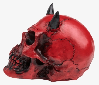 Crimson Demon Skull - Skull, HD Png Download, Transparent PNG