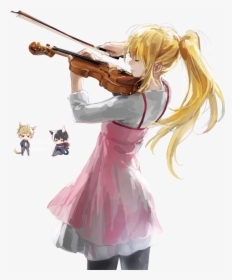 Anime, Violin, And Shigatsu Wa Kimi No Uso Image - Your Lie In April Kaori Png, Transparent Png, Transparent PNG
