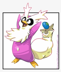 Present Giving Bird - 3ds Shiny Delibird, HD Png Download, Transparent PNG