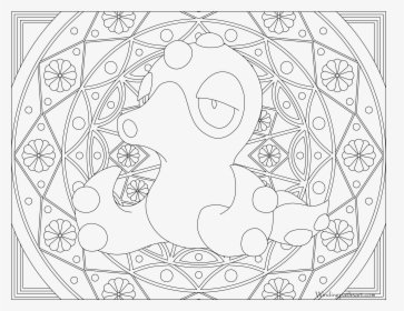 Pokemon Dragonair Coloring Page, HD Png Download, Transparent PNG