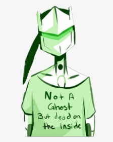 #overwatch #genji #cute #ghost #dead #game - Overwatch Dumb, HD Png Download, Transparent PNG