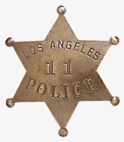 Los Angeles Police Badge - Sheriff Star, HD Png Download, Transparent PNG