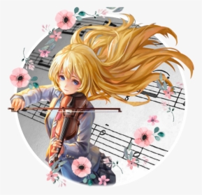 #icon #music #anime #kaorimiyazono - Render Kaori, HD Png Download, Transparent PNG