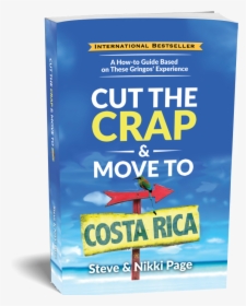 Cut The Crap & Move To Costa Rica Paperback Mockup - Packaging And Labeling, HD Png Download, Transparent PNG