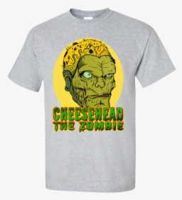 Cheesehead The Zombie - Active Shirt, HD Png Download, Transparent PNG