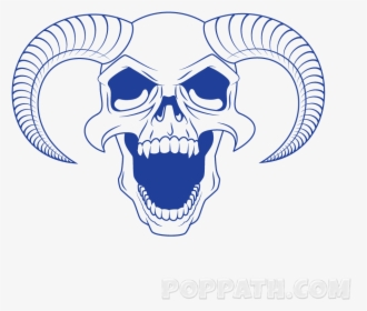 Devil Skull Transparent, HD Png Download, Transparent PNG