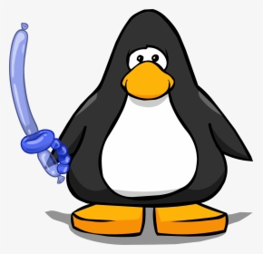 Clip Art Penguin Balloon Animal - Club Penguin With Headphones, HD Png Download, Transparent PNG