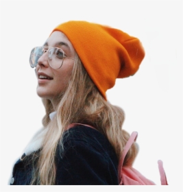 Transparent Emma Png - Emma Chamberlain In A Beanie, Png Download, Transparent PNG
