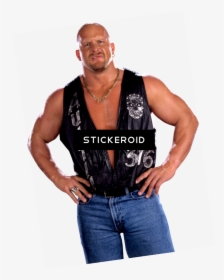 Wwe Cold Stone - Wwe Stone Cold Render, HD Png Download, Transparent PNG
