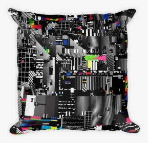 Vhs No Signal Chroma Square Pillow - Throw Pillow, HD Png Download, Transparent PNG