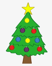 Christmas Ornament Clipart Small Balls - Christmas Tree Image Cute, HD Png Download, Transparent PNG