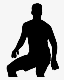Human Behavior Hip Knee Silhouette - Silhouette, HD Png Download, Transparent PNG