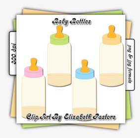 Baby Bottle Clip Art Collection Consist Of 4 Baby Bottles, HD Png Download, Transparent PNG