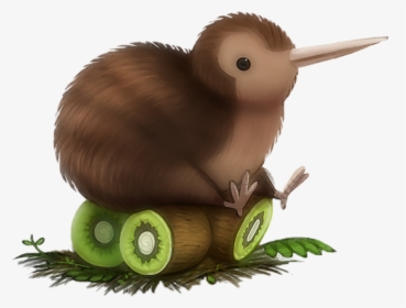Transparent Kiwi Bird Png - Cute Cartoon Kiwi Bird, Png Download, Transparent PNG