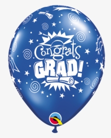Congrats Grad Jewel Sapphire Blue - Congrats Grad Balloons Latex, HD Png Download, Transparent PNG