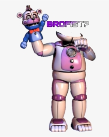 #fnafsisterlocation #pewdiepie #brofist - Funtime Freddy Full Body, HD Png Download, Transparent PNG