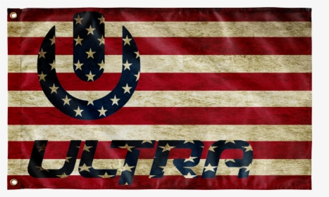 Vintage Usa Flag For Ultra Festival - Emblem, HD Png Download, Transparent PNG