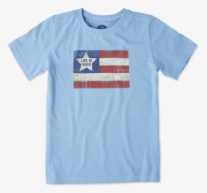 Boys Vintage American Flag Crusher Tee - Flag Of The United States, HD Png Download, Transparent PNG