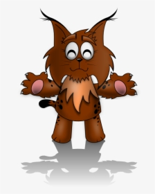 Lynx Cute Cartoon Clipart - Clip Art, HD Png Download, Transparent PNG